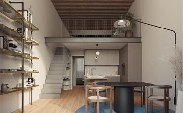 LOFT CON GIARDINO N0